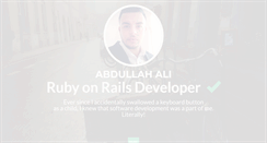 Desktop Screenshot of abdullahali.com